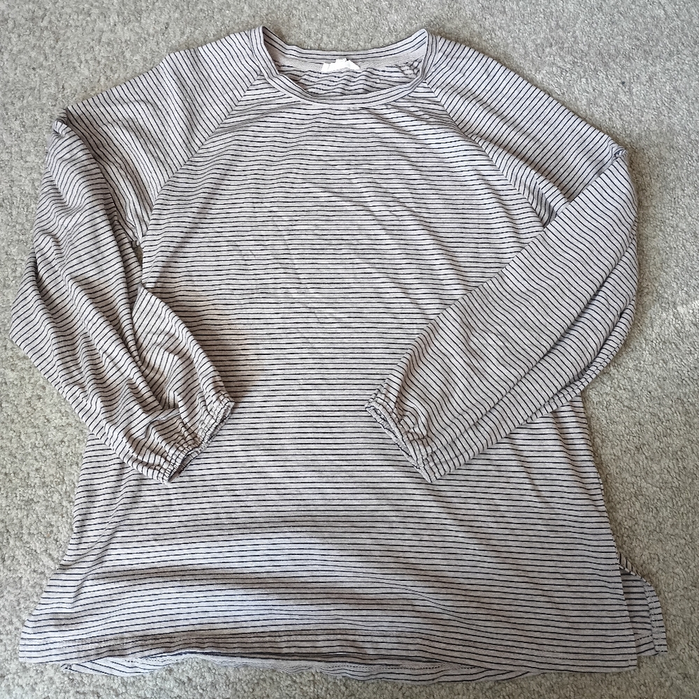 Cotton Bleu Pullover Shirt